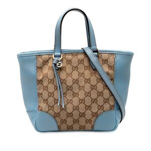 Gucci Small Gg Canvas Bree Satchel